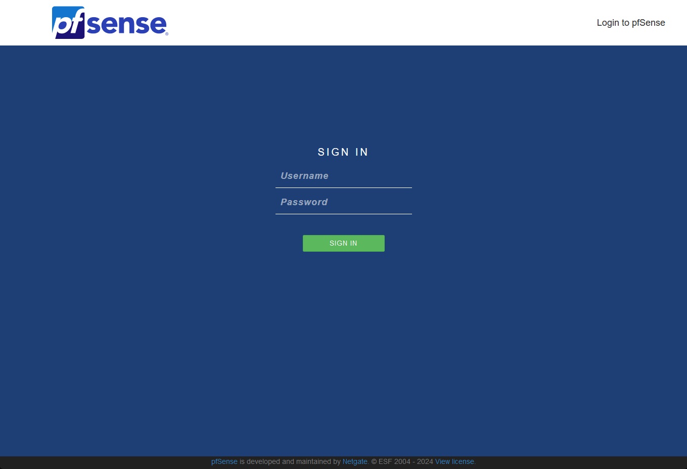 Configuração PfSense