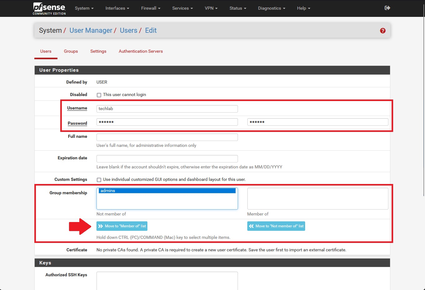 Configuração PfSense