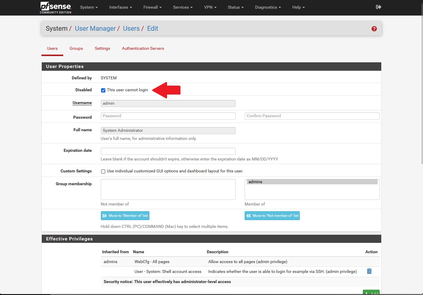 Configuração PfSense